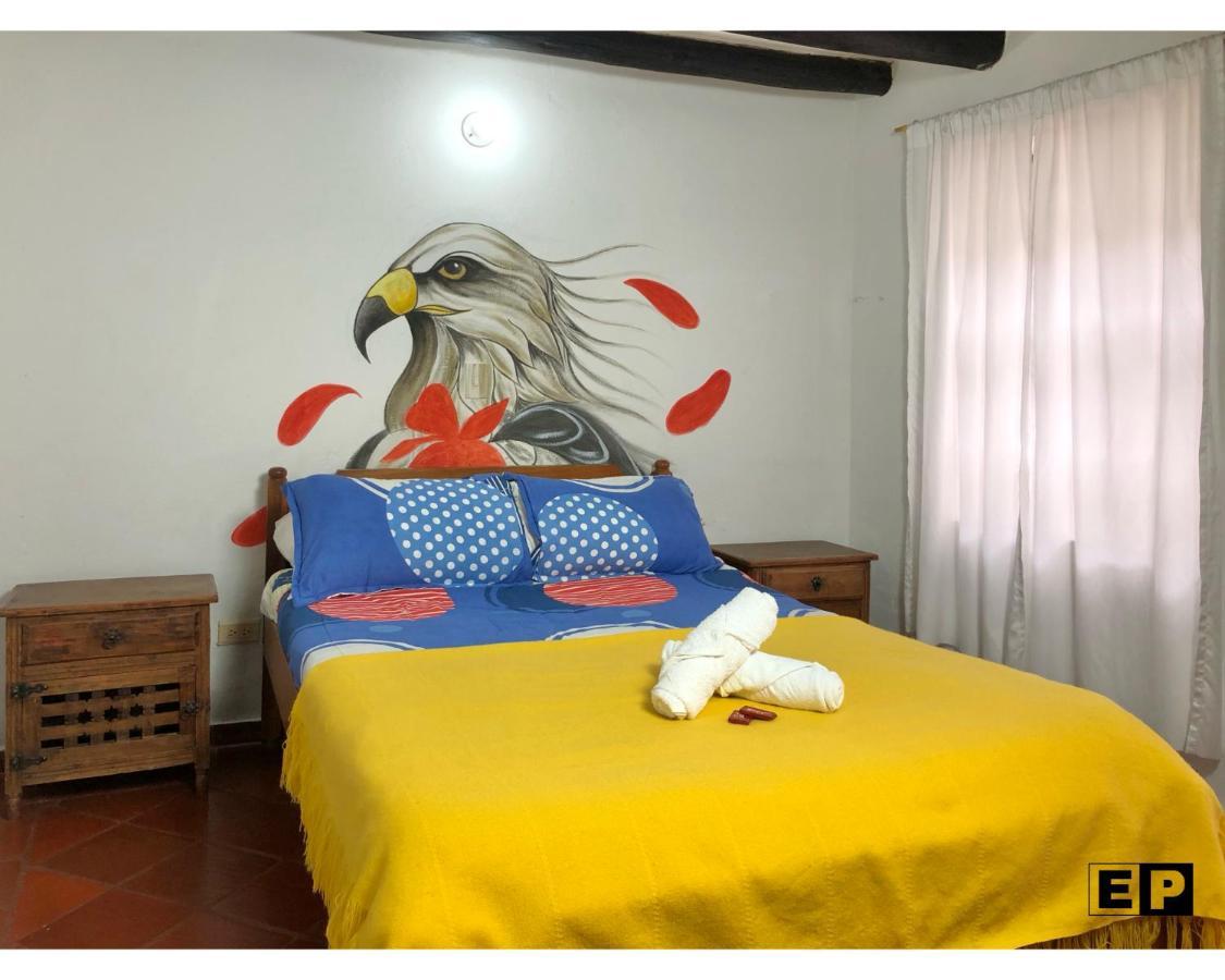Beija Flor Hostel Villa de Leyva Buitenkant foto
