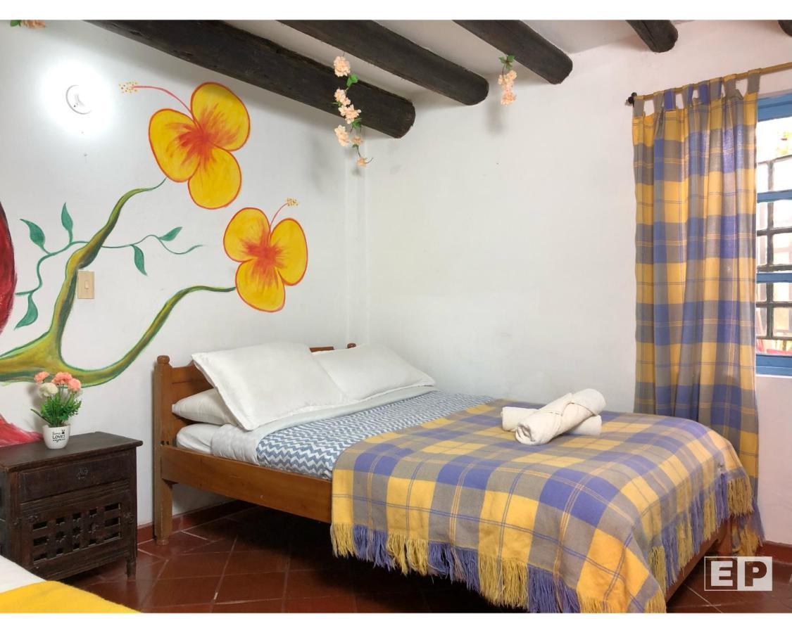 Beija Flor Hostel Villa de Leyva Buitenkant foto