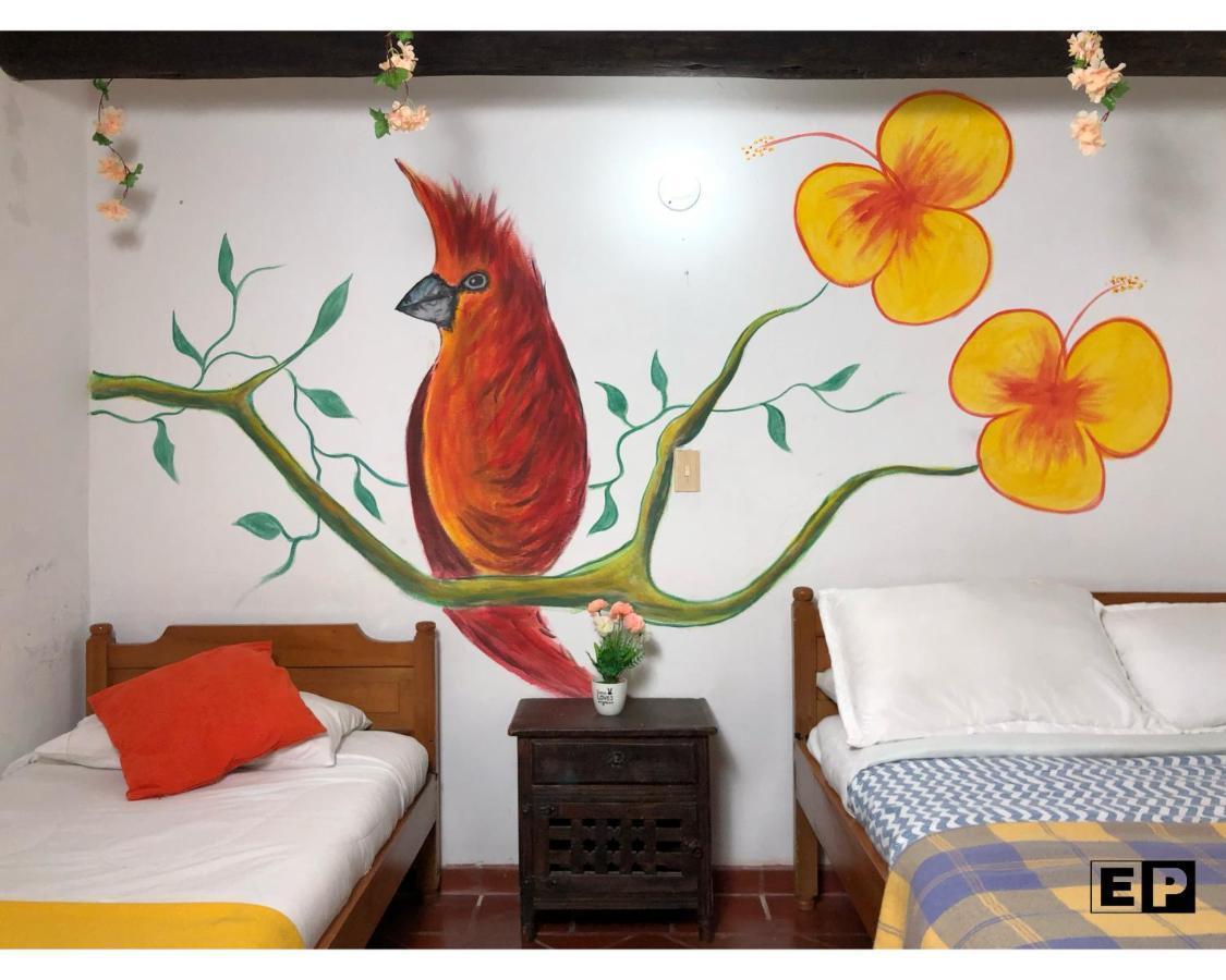 Beija Flor Hostel Villa de Leyva Buitenkant foto