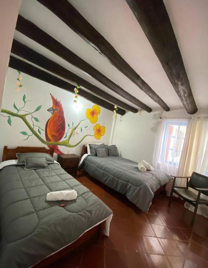 Beija Flor Hostel Villa de Leyva Buitenkant foto